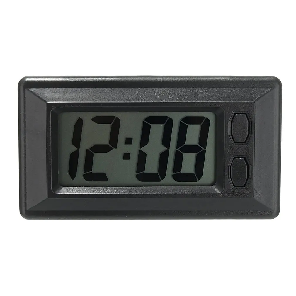 Ultra-plonas LCD Skaitmeninis Ekranas Automobilis Automobilio prietaisų Skydelio Laikrodis su Kalendoriaus Rodymas Mini Nešiojamieji Automobilių Priedai