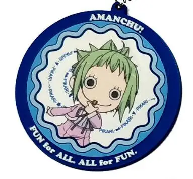 Amanchu! Originalus Japonų anime skaičius gumos Silikono saldus kvapas mobiliųjų telefonų pakabukai/key chain/dirželis D307