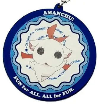 Amanchu! Originalus Japonų anime skaičius gumos Silikono saldus kvapas mobiliųjų telefonų pakabukai/key chain/dirželis D307