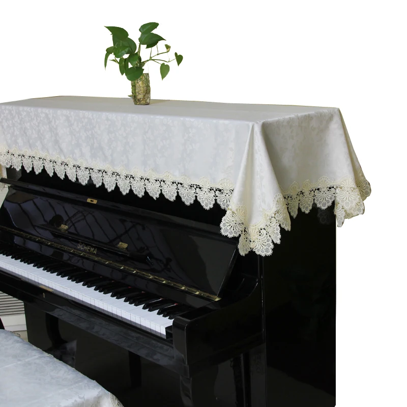 Aukšto rango Europos stiliaus fortepijonas viršelis Šiuolaikinės Paprastas Pianinas Rankšluostį Pusė Padengta Staltiesė Elektroninių organų padengti audiniai 88x218cm