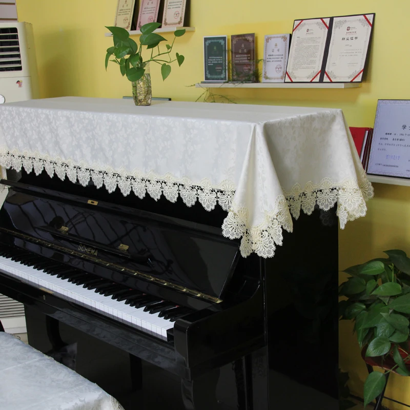 Aukšto rango Europos stiliaus fortepijonas viršelis Šiuolaikinės Paprastas Pianinas Rankšluostį Pusė Padengta Staltiesė Elektroninių organų padengti audiniai 88x218cm