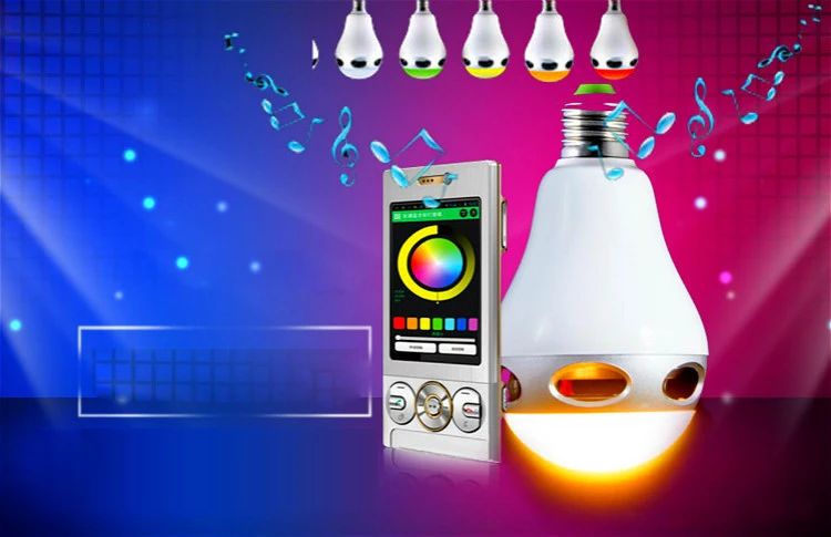 Belaidžio Muzika Mirksi spalvos Šviesos Smart spalvotu LED 
