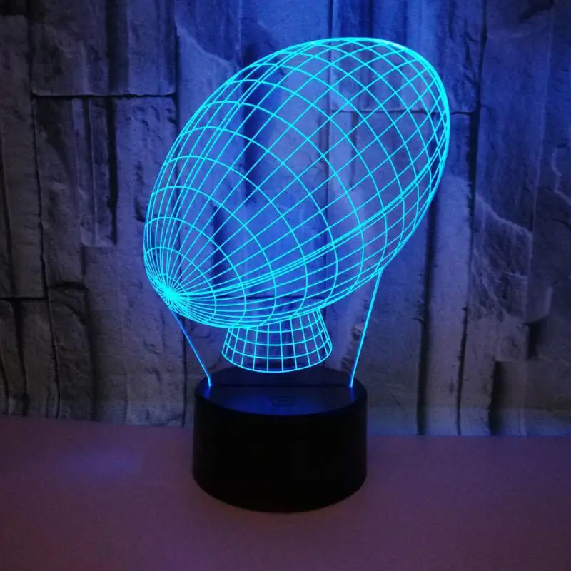 Regbio Formos 3d naktinė lempa Kūrybinės Energijos taupymas Smart Home Led Stalo Lempa, Vaikų kambario dekoravimas 3D stalinės Lempos