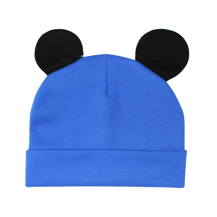 Populiarus vaikų Megztinis skrybėlę Vyrų, Moterų ir Vaikų Mickey SKRYBĖLĘ kūdikių vientisos Spalvos SKRYBĖLĘ Kūdikių Medvilnės Padangų Skrybėlę