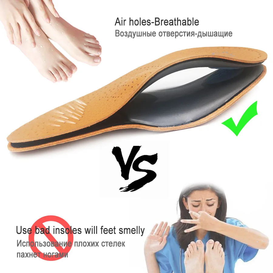 Butas kojų vidpadis arka parama Odos orthotics vidpadžiai, ortopedinių batų vidpadžio įžūlus batus įdėkite vidpadžiai, skirti pėdų batų padas