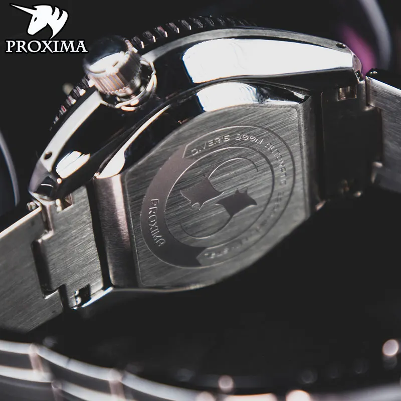 Proxima vyriški Prekės ženklo Žiūrėti PT5000 Mechaninė Žiūrėti Vyrų Verslo Automatinis laikrodis 300M Vandeniui Nardymo Žiūrėti Reloj de hombre