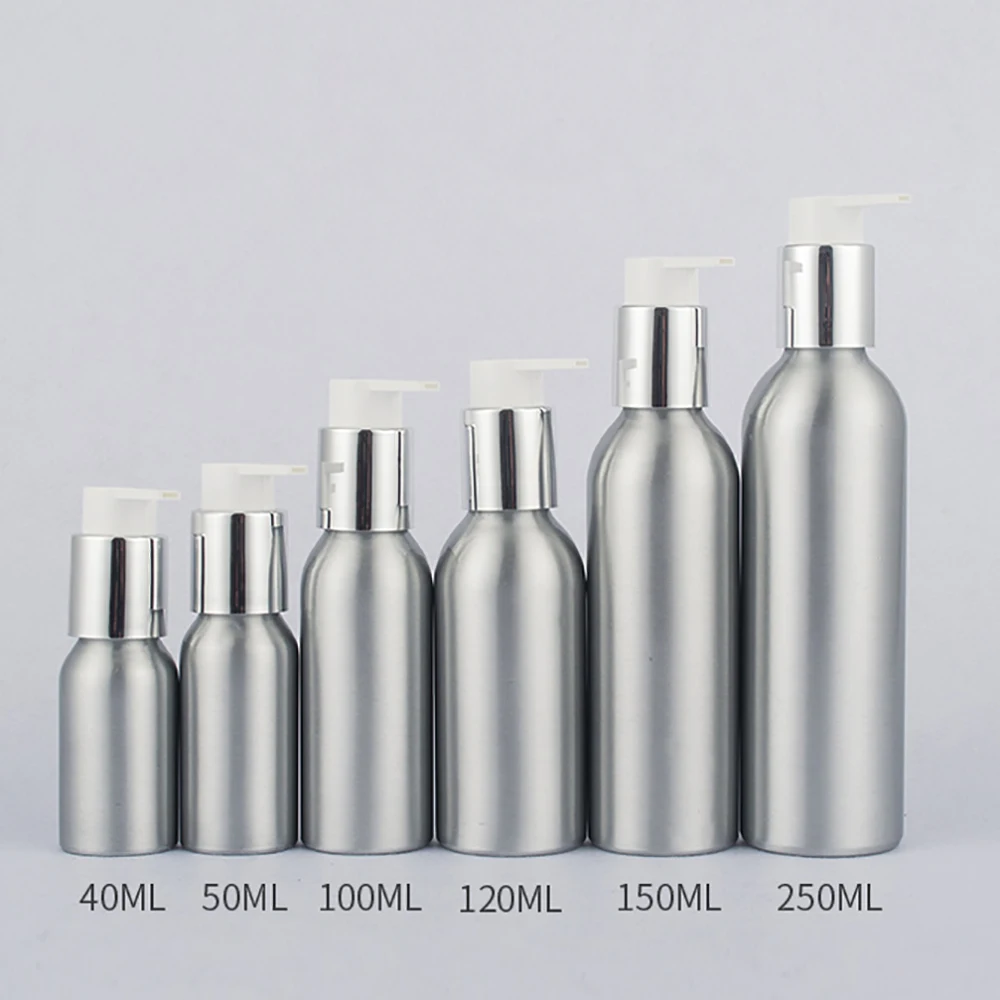 Tuščias UV juoda apykakle siurblys aliuminio losjonas buteliai 40ml perdirbamų pakuočių šampūnas
