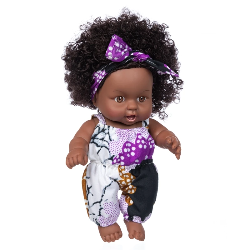 Violetinė Jumpsuit 20cm viso Kūno Silikono Atgimsta Kūdikių Lėlės Vonios Žaislas Gyvas Naujagimis Baby Doll