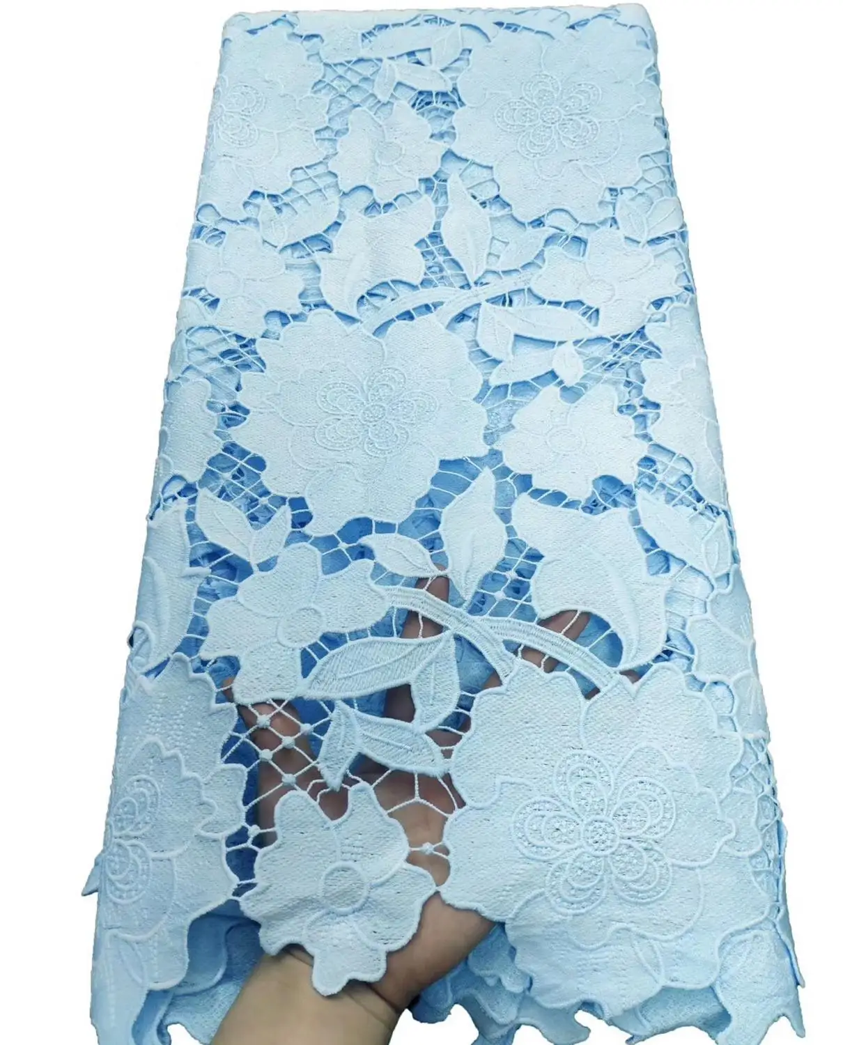 Alyvinė Guipure Nėrinių tvarkingas siuvinėjimo Afrikos laido nėrinių audinio Nigerijos drabužis, rūbai puikus Aukštos kokybės
