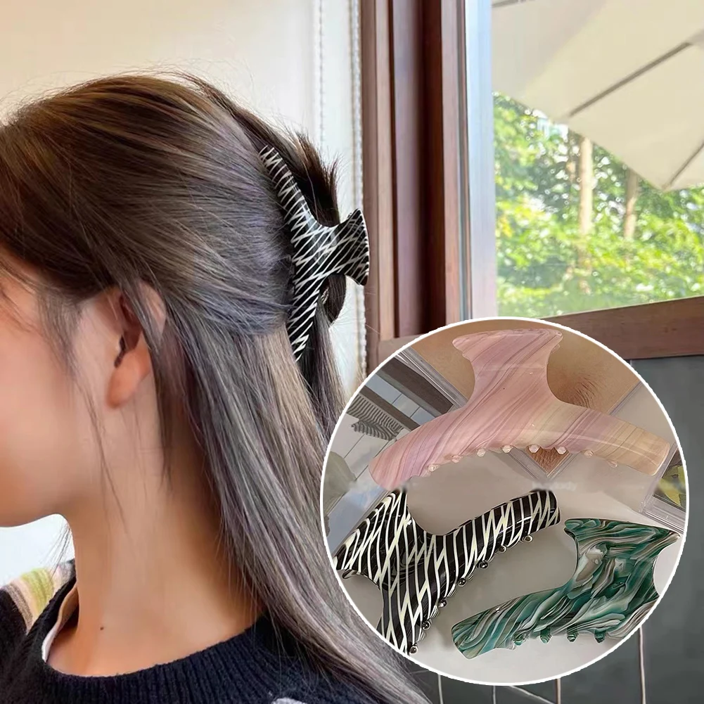 Korėjos Acetatas Plaukų Letena Įrašą Moterų Juostele Plaukų Sagtis Įrašus Krabų Apdangalai, Plaukų Aksesuarai Mergaitėms Plaukų Smeigtukai Staigius Dovanos