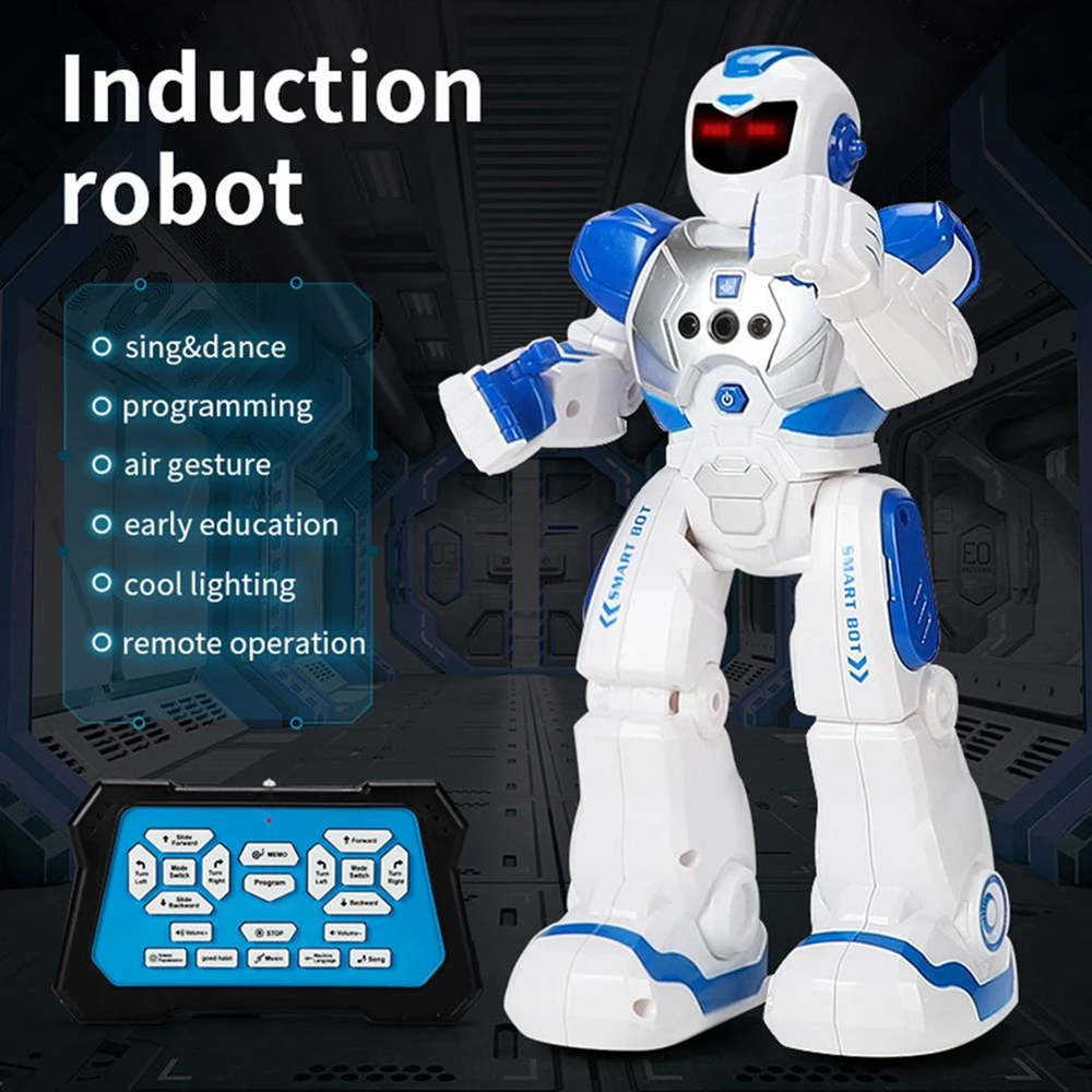 RC Robotas Smart Veiksmų Vaikščioti Dainavimo Šokio Veiksmų Skaičius, Judesių Jutiklis Ankstyvojo Ugdymo Protingas Robotas Dovana Vaikų Žaislai