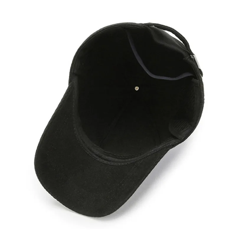 SILOQIN vidutinio amžiaus Vyrų Žiemos Skrybėlę Šiltas Earmuffs Beisbolo Kepurės, Skrybėlės Snapback Cap Kaulų Reguliuojamo Dydžio Vyrai Sutirštės Sporto Bžūp