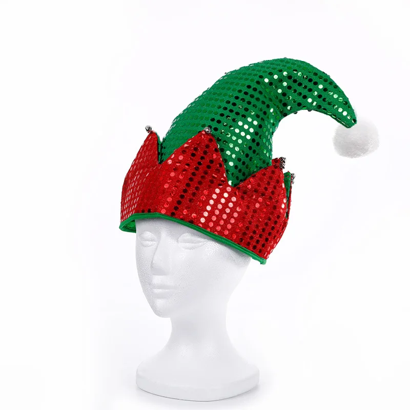 Blizgučiai Santa Hat Kalėdų Skrybėlę Dovanų Vietoje Kepuraitės Moterims Ir Vyrams, Pakabučiai