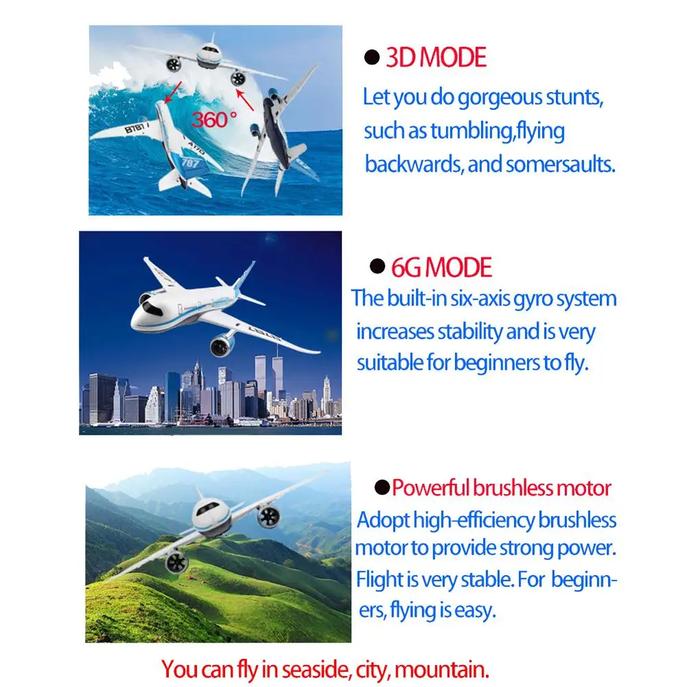 WLtoys XK A170 RC Lėktuvo Sparnų ilgis 660mm 4 Kanalų Nuotolinio Valdymo Lėktuvas 3D/6G Brushless Variklio EPO Medžiagos Lauko Drone