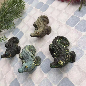 Naujų namų kūrybos magnetas šaldytuvas lipdukai dekoratyviniai krokodilas dervos dekoratyvinis magnetiniai lipdukai