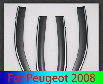 Automobilių Reikmenys, Peugeot 2008 2014-2019 Akrilo Automobilio Langą Lietaus Failą Automobilio Langą Lietaus Plokštė Anti-scratch Rainproof Apsauga