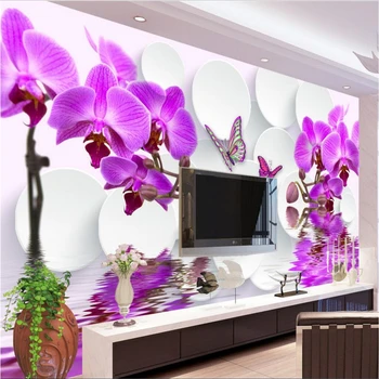 beibehang sienų freskomis sienų lipdukai magnolia gėlių 3D TV mados fono sienos tapetai, sienų ir 3 d papel de parede