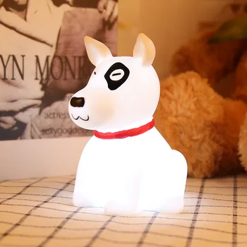 mycyk Mados kūrybos šuo naktį šviesos Vaikų miegamasis apdailos animacinių filmų lempa kūdikiui miegoti su slaugos LED eye lempos miegamasis