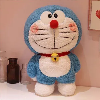 45cm Kawaii Doraemon Pliušinis Žaislas Japonų Animacinių filmų Anime Aukštos Kokybės Miela Lėlė, Minkšta iškamša Pagalvę Vaikams Gimtadienio Dovana