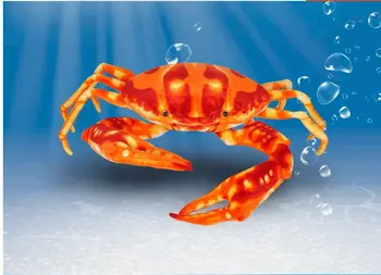 didelis, mielas pliušinis modeliavimas krabų žaislas kūrybos apelsinų, krabų lėlės dovana, apie 80cm 271