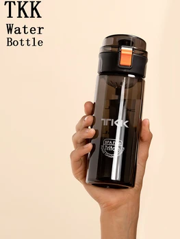 TKK 500ml Plastikinių Vandens Butelių Tritan BPA Free Kūrybinių Mados Vandens Butelis Su Nešiojamų Virvę Kelionės Arbatos Puodelio