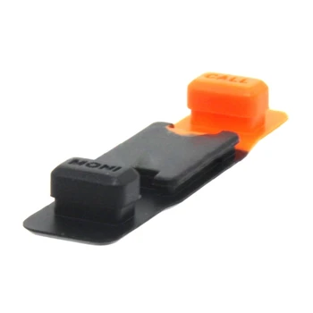 Black & Orange Gumos Mygtukai Silikono Klaviatūra Klaviatūra, skirta UV-5RA/5RE F8+ TR