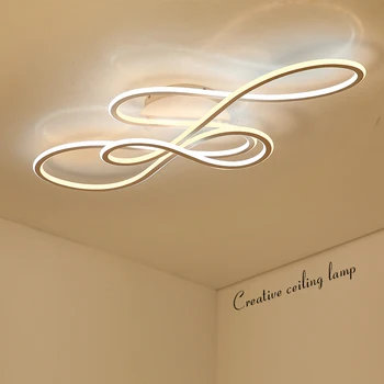 Du kartus Švyti modernios led lubų šviesos gyvenimo kambario, miegamasis lamparas de techo tamsos lubų šviestuvai, lempos, šviestuvai