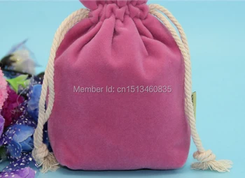 100vnt/daug CBRL mažas aksomo papuošalų maišelis aksominis dovanų maišelis aksomo raišteliu maišelis maišas logotipą priedai krepšys