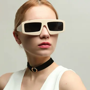 Prekės Dizaineris Stačiakampis, Akiniai Nuo Saulės Moterims, 2021 Retro Gradientas Objektyvas Aikštėje Saulės Akiniai Aukštos Kokybės Atspalvių Oculos