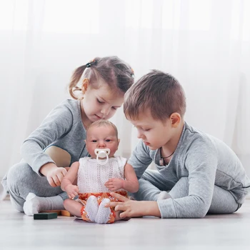 50CM Baby Doll Vaikams Gimtadienio Dovana Tikroviška Reborn Lėles Apsimesti Žaisti Naujagimis Baby Doll su Žindukas Šėrimo Butelis Nuraminti Žaislai