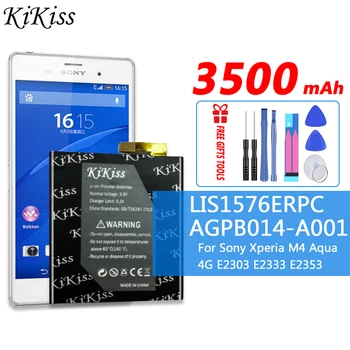 LIS1576ERPC Sony Xperia M4 Aqua 4G E2303 E2333 E2353 Mobilusis Telefonas, Didelės Talpos Baterija 3500mAh