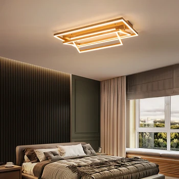Stačiakampis 3 sluoksnis Prabanga Alluminum Modernios led šviestuvo apšvietimo gyvenimo kambario, miegamasis patalpų homechandelier lempos AC90v-260v