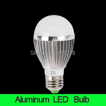led lemputė e27 E14 3 W 5W 7W dėmesio 220V aliuminio lemputė lubų šviesos nemokamas pristatymas bridgelux high power led 6/10/14LEDS