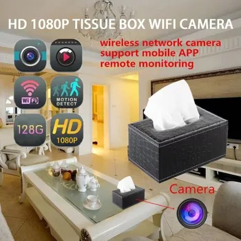 Mini Wifi Kamera Audinių Langelį Mažoms IP kamerų Vaizdo įrašymo Auklė Cam Judesio Aktyvuota Namų Apsaugos Kamera 1080P HD vaizdo Kamera
