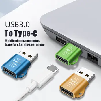 Naujas Mini USB 3.0 C Tipo Adapteris Vyrų ir Moterų USB C Keitiklis, Duomenų Sinchronizavimas PD Įkrauti iPhone, 13 Pro Max PC, Nešiojamas, Nešiojamieji