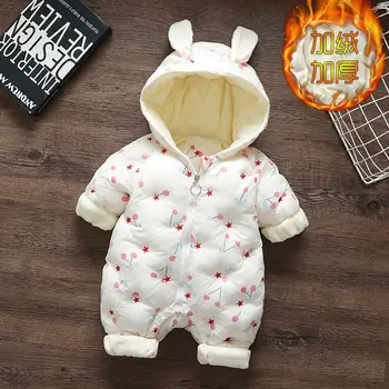 Kūdikių jumpsuit rudens žiemos baby girl eiti laikyti drabužius laikyti šiltai nuskaityti drabužių skenavimas drabužių medvilnės drabužius, merginos.