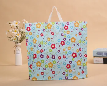 50PSC Drabužiai, plastikinės rankinės, dovanų pakavimo PE rankinėje moterų maišas vaikų krepšys, pirkinių krepšys