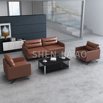 Paprastas Stilius Biuro Sofa Šiaurės Trijų vietų Sofa-Priėmimo Kambaryje Verslo Susitikimą Mados Biuro Sofa 1PC