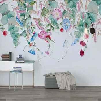 3D Gėlių Tapetai, Freskos Stereo Sienos Popieriaus ritinėliai Kambarį Sienų Dekoras Atspausdintas Foto Tapetai, Gėlių Sienų Freskomis