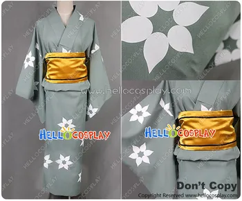 Nisemonogatari Cosplay Araragi Tsukihi Kostiumo Kimono H008