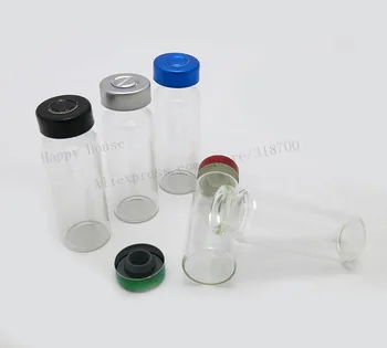 360 x 15ml aišku, pharmaceutica stiklo buteliai su aliuminio spalvinga filp off dangtelis,1/2oz skaidrus mėginio buteliukai & gumos kamščiu