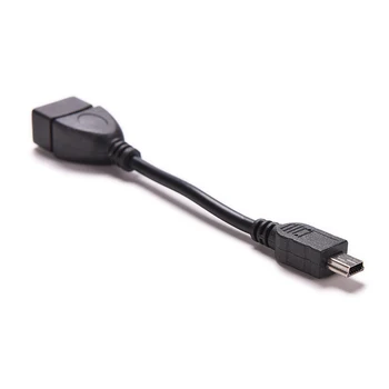 5pin Mini USB Male Į USB 2.0, A Tipo Moterų OTG Host Adapteris, Kabelis, OTG Kabelis, Skirtas mobilusis telefonas, Planšetinis MP3 MP4 vaizdo Kamera 10cm