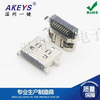 HDMI female 4-pin pin Shen plokštė 3.75 HD sąsajos Jungties perdavimo lizdas, 19P HDMI jungtis