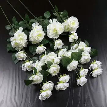 Dirbtinės Gėlės Rožės Dirbtinių Gėlių Pintais Vestuvių Augalų Sienos Arka Apdailos Kelių Veda Fotografijos Rekvizitai