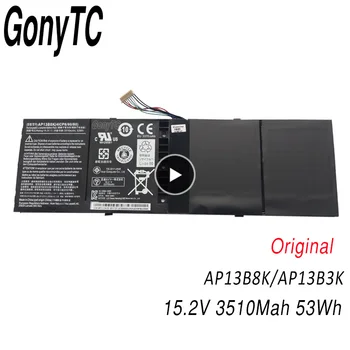 GONYTC AP13B8K Originalus Laptopo Baterijos AP13B3K Acer dėl Aspire V5 R7 V5-572G V5-573G V5-472G V5-473G V5-552G M5-583P
