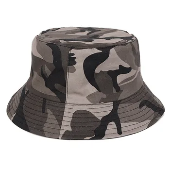 Bucket Hat Vyrų Armija Vasaros Saulė Paplūdimyje Grįžtamasis Hip-Hop Bžūp Medvilnės Laipiojimo Medžioklės Lauko Žvejybos Priedų