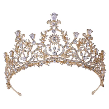Bridal Crown galvos Apdangalai Prabanga Lydinio, Cirkonio Inkrustacijos Lankelis Moterų, Prabangos Lydinio, Cirkonio Inkrustacijos Lankelis NA