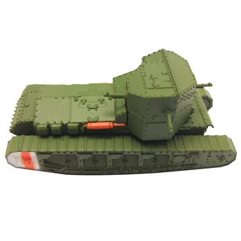 1/100 Diecast Britų Pagrindinis Tankas Mk.A Whippet Vidutinį Tanką Statinio Bakas Žaislo Modelis, Namų Puošybai Kolekcines