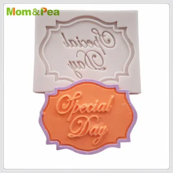Mama&Žirnių MPA0691 Ypatingą Dieną Formos Silikono Formos Pyragas Apdaila Minkštas Pyragas 3D Pelėsių, Maisto Klasės,