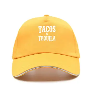 Tacos ir Tekila Skrybėlę Bill Skrybėlės Beisbolo kepuraitę Moterų Meksikos Tradicinių(1)